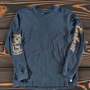 Hurley Carhartt Black Cotton Crew Neck Graphic Men's L Long Sleeve T-Shirt